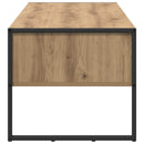 Sofabord med skuffe Artisan eg 100 x 46 x 40 cm Konstrueret træ