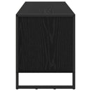 Sko skab Sort eg 100 x 35 x 44 cm Konstrueret træ