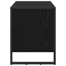 Sko skab med opbevaring Sort eg 60 x 35 x 44 cm Konstrueret træ