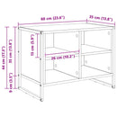 Sko skab Røget Eg 60 x 35 x 44 cm Konstrueret træ