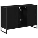 Badeværelsesskab Sort eg 90 x 30 x 60 cm Konstrueret træ