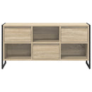 TV-skab med skuffe Sonoma 100 x 36 x 49,5 cm Konstrueret træ