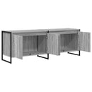 TV-skab 140 x 36 x 49.5 cm Grå Sonoma Konstrueret træ