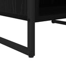 TV-skab Sort eg 170.5 x 36 x 30.5 cm Konstrueret træ
