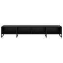 TV-skab Sort eg 170.5 x 36 x 30.5 cm Konstrueret træ