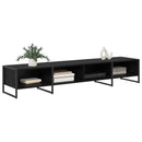 TV-skab Sort eg 170.5 x 36 x 30.5 cm Konstrueret træ