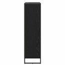 Bogskab Sort eg 99,5 x 30 x 108,5 cm Konstrueret træ