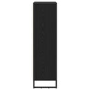 Bogskab Sort eg 99,5 x 30 x 108,5 cm Konstrueret træ