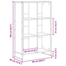 Bogskab Gammelt træ 99,5 x 30 x 108,5 cm Konstrueret træ
