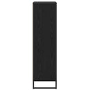 Bogskab Sort eg 68 x 30 x 108.5 cm Konstrueret træ