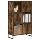 Bogskab Røget Eg 68 x 30 x 108.5 cm Konstrueret træ