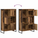 Bogskab Gammelt træ 68 x 30 x 108.5 cm Konstrueret træ