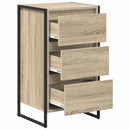 Sideboard med skuffe Sonoma 42 x 36 x 75.5 cm Konstrueret træ