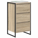 Sideboard med skuffe Sonoma 42 x 36 x 75.5 cm Konstrueret træ