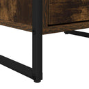 Sideboard med skuffe Røget Eg 42 x 36 x 75.5 cm Konstrueret træ