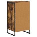 Sideboard med skuffe Røget Eg 42 x 36 x 75.5 cm Konstrueret træ