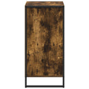 Sideboard med skuffe Røget Eg 42 x 36 x 75.5 cm Konstrueret træ