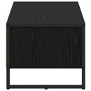 TV-skab 100 x 36,5 x 30,5 cm Sort eg Konstrueret træ