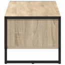 TV-skab 100 x 36,5 x 30,5 cm Sonoma-eg Konstrueret træ