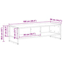 TV-skab Sonoma 100 x 36,5 x 30,5 cm Konstrueret træ