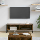 TV-skab 100 x 36,5 x 30,5 cm Røget eg Konstrueret træ