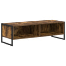 TV-skab 100 x 36,5 x 30,5 cm Røget eg Konstrueret træ