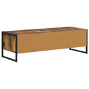 TV-skab 100 x 36,5 x 30,5 cm Røget eg Konstrueret træ