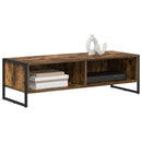 TV-skab 100 x 36,5 x 30,5 cm Røget eg Konstrueret træ