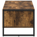 TV-skab Røget Eg 100 x 36,5 x 30,5 cm Konstrueret træ