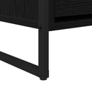 TV-skab 100 x 36 x 49,5 cm Sort eg Konstrueret træ