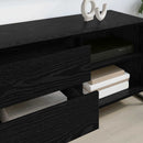 TV-skab 100 x 36 x 49,5 cm Sort eg Konstrueret træ