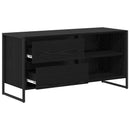 TV-skab 100 x 36 x 49,5 cm Sort eg Konstrueret træ