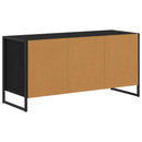 TV-skab 100 x 36 x 49,5 cm Sort eg Konstrueret træ