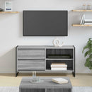 TV-skab 100 x 36 x 49,5 cm Grå Sonoma Konstrueret træ