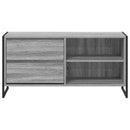 TV-skab 100 x 36 x 49,5 cm Grå Sonoma Konstrueret træ