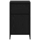 Sideboard med skuffe Sort eg 43 x 36 x 75,5 cm Konstrueret træ