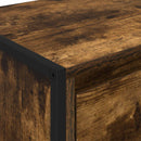 Sideboard med skuffe Røget Eg 43 x 36 x 75,5 cm Konstrueret træ
