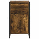 Sideboard med skuffe Røget Eg 43 x 36 x 75,5 cm Konstrueret træ