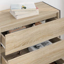 Sideboard med skuffe Sonoma 79 x 36 x 75.5 cm Konstrueret træ