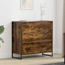Sideboard med skuffe Røget Eg 79 x 36 x 75.5 cm Konstrueret træ