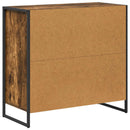 Sideboard med skuffe Røget Eg 79 x 36 x 75.5 cm Konstrueret træ
