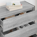 Sideboard Grå Sonoma 79 x 36 x 75.5 cm Konstrueret træ