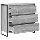 Sideboard Grå Sonoma 79 x 36 x 75.5 cm Konstrueret træ