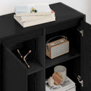 Sideskab Sort eg 79 x 36 x 75 cm Konstrueret træ