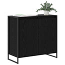Sideskab Sort eg 79 x 36 x 75 cm Konstrueret træ