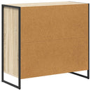 Sideskab Sonoma 79 x 36 x 75 cm Konstrueret træ