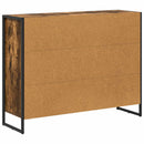 Sideskab Røget Eg 96,5 x 30 x 75 cm Konstrueret træ