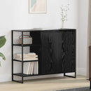 Sideskab Sort eg 96.5 x 30 x 75 cm Konstrueret træ