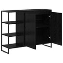 Sideskab Sort eg 96.5 x 30 x 75 cm Konstrueret træ