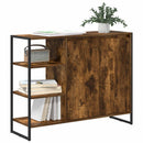 Sideskab Røget Eg 96.5 x 30 x 75 cm Konstrueret træ